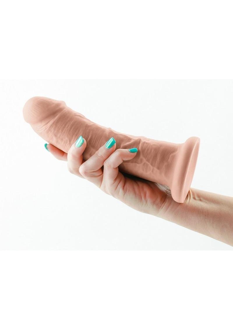 Colours Dual Density Girth Silicone Dildo