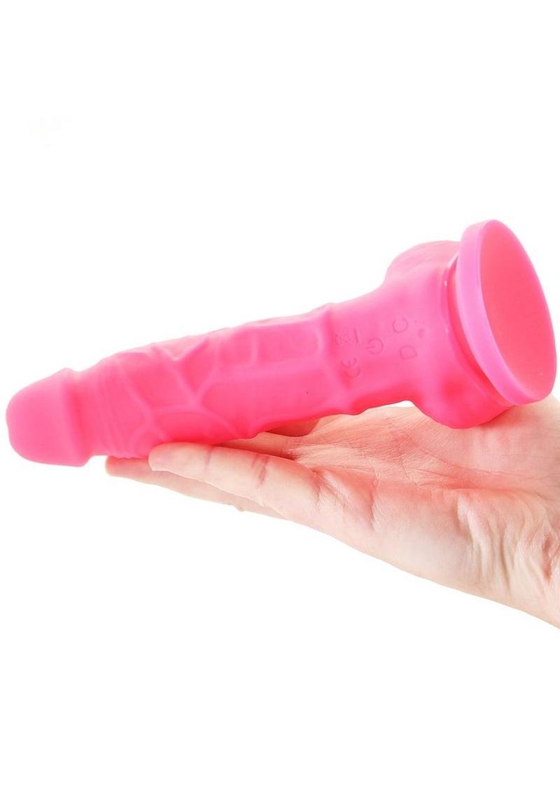 Colours Pleasures Silicone Vibrating Dildo with Balls