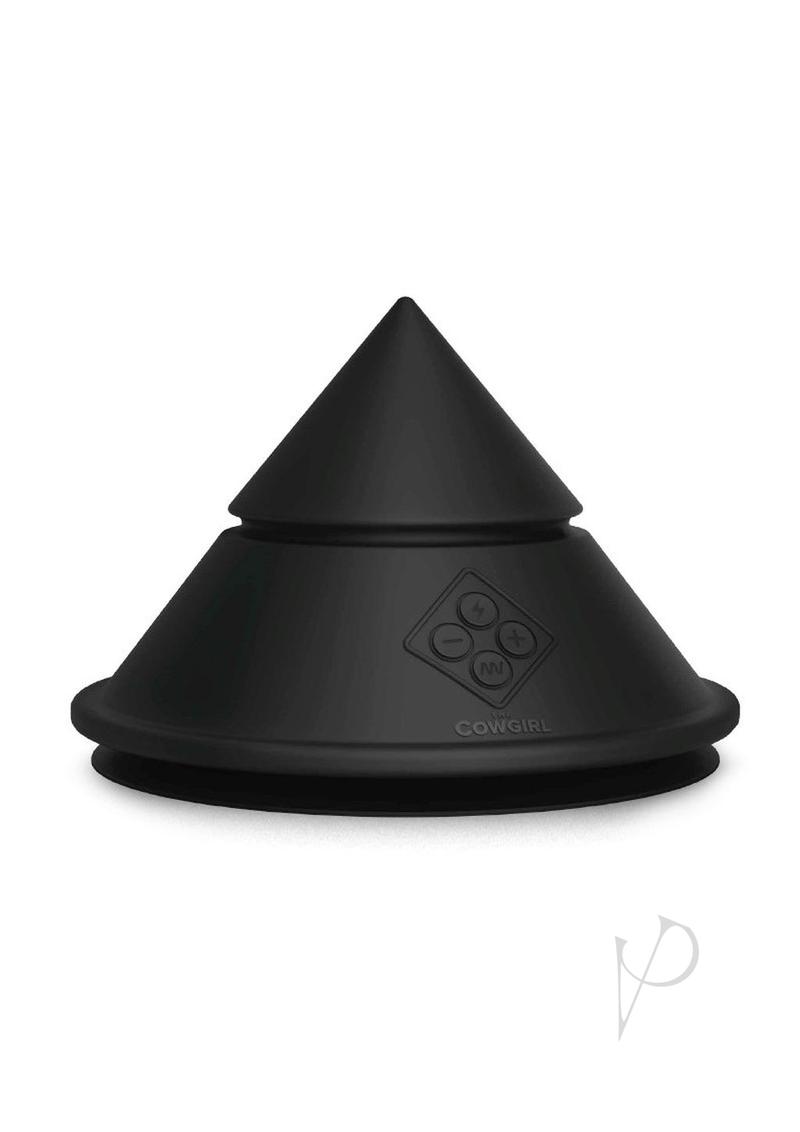 Cowgirl Cone Silicone Attachment - Black