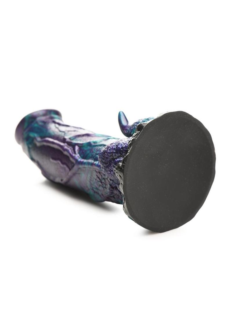 Creature Cocks Dino Dick Dinosaur Silicone Dildo - Extra Large - Purle