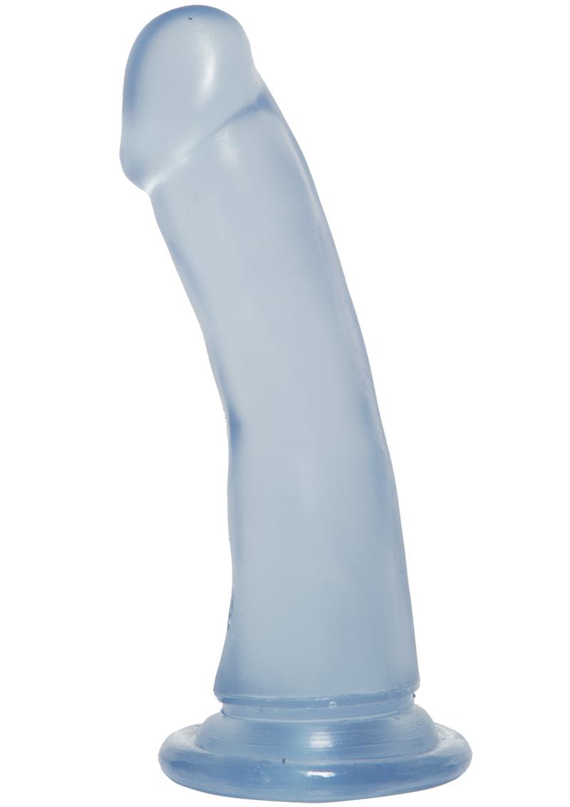 Crystal Jellies Slim Dildo - Clear - 6.5in