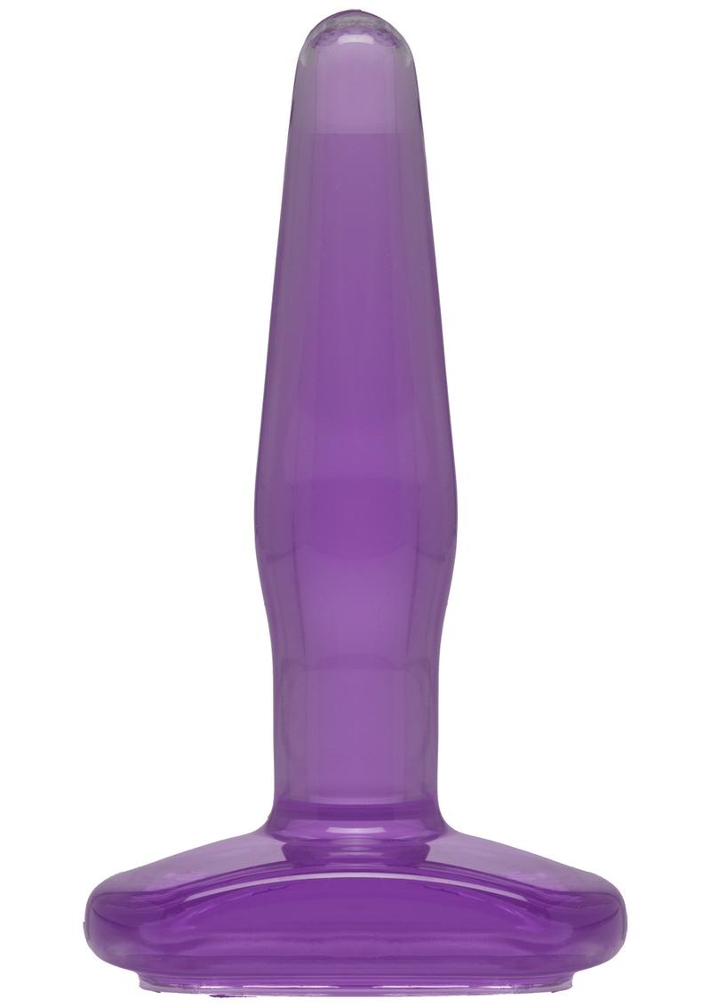 Crystal Jellies - Small Butt Plug - Purple - Small