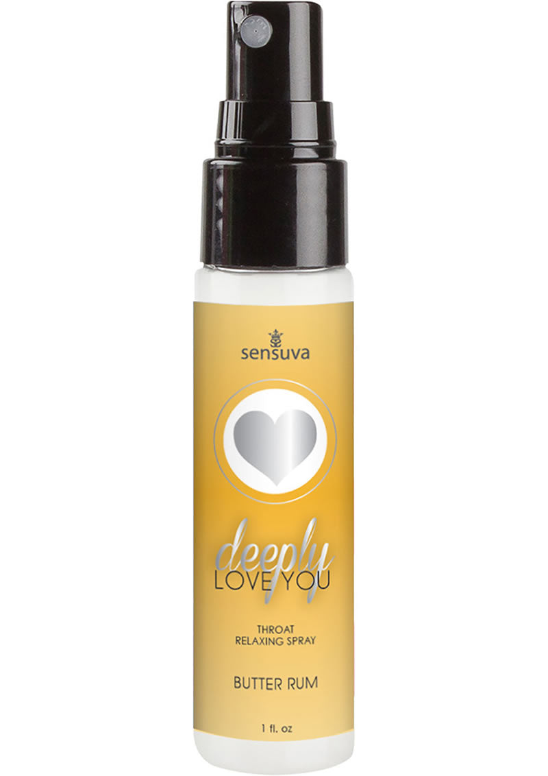 Deeply Love You Throat Relaxing Spray Butter Rum 1oz Spray