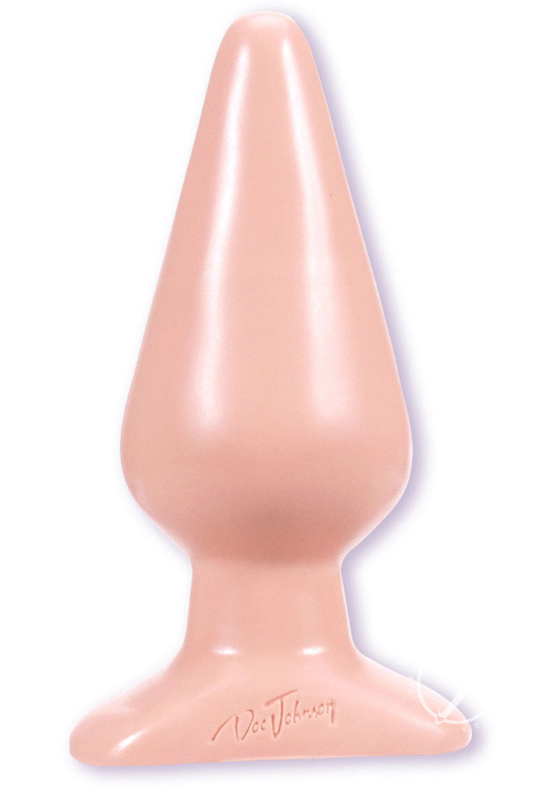 Doc Johnson Classic Butt Plug - Vanilla - Large