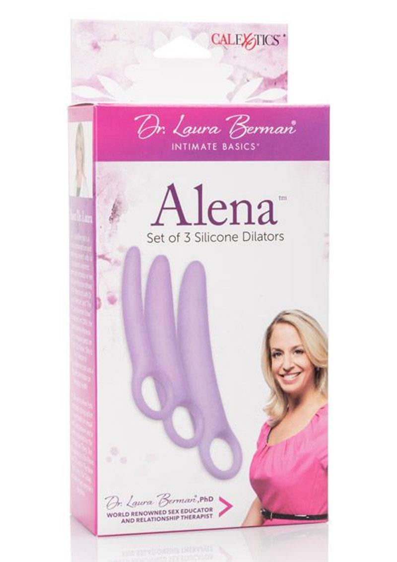 Dr. Laura Berman Alena Silicone Dialators - Purple - 3 Piece Kit/Set