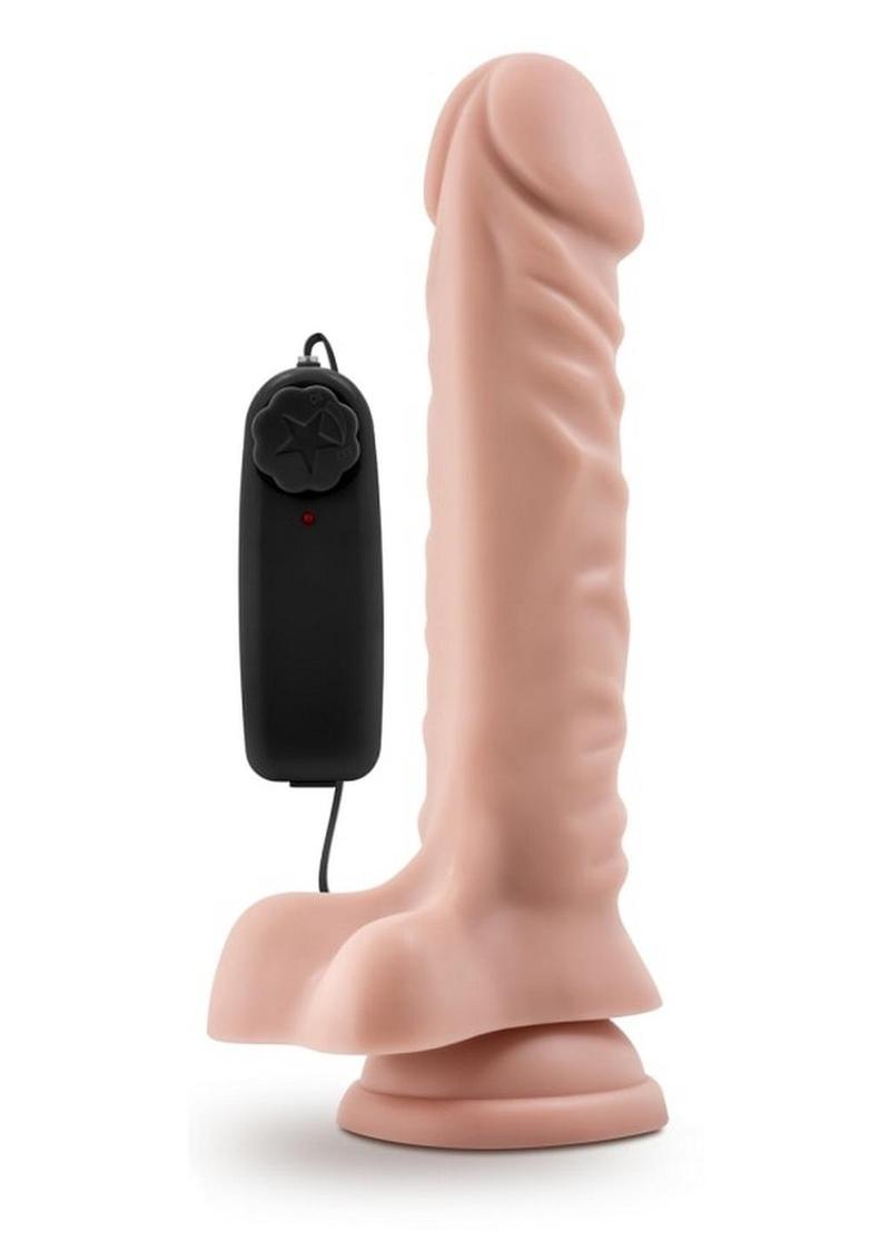 Dr. Skin Dr. James Vibrating Dildo with Balls and Remote Control