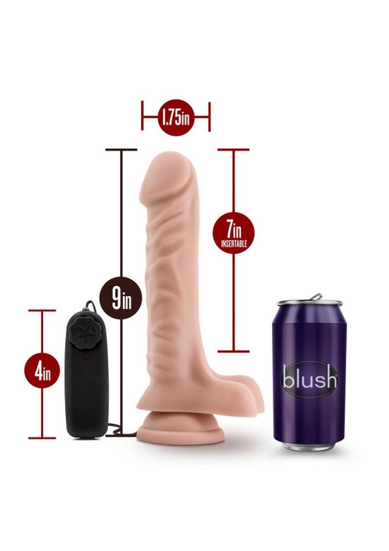 Dr. Skin Dr. James Vibrating Dildo with Balls and Remote Control