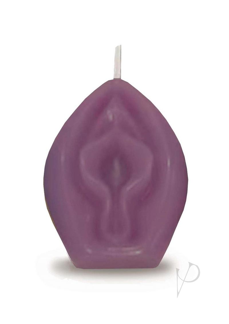 Eden's Candle Vanilla Scented Vagina - Eggplant Purple/Purple