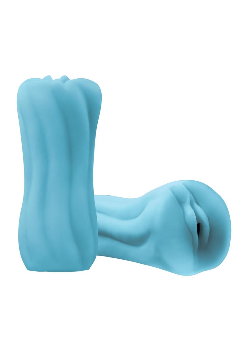 Firefly Yoni Silicone Masturbator Glow In The Dark - Pussy - Blue/Glow In The Dark