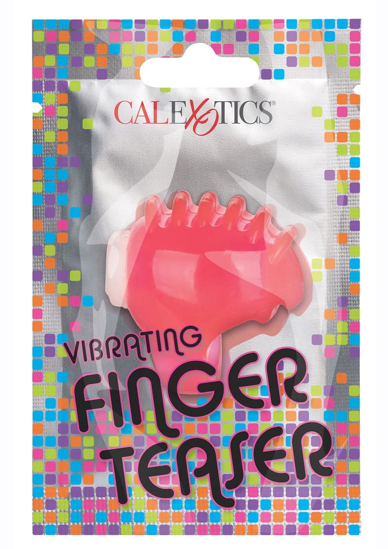 Foil Pack Vibrating Finger Teaser - Pink