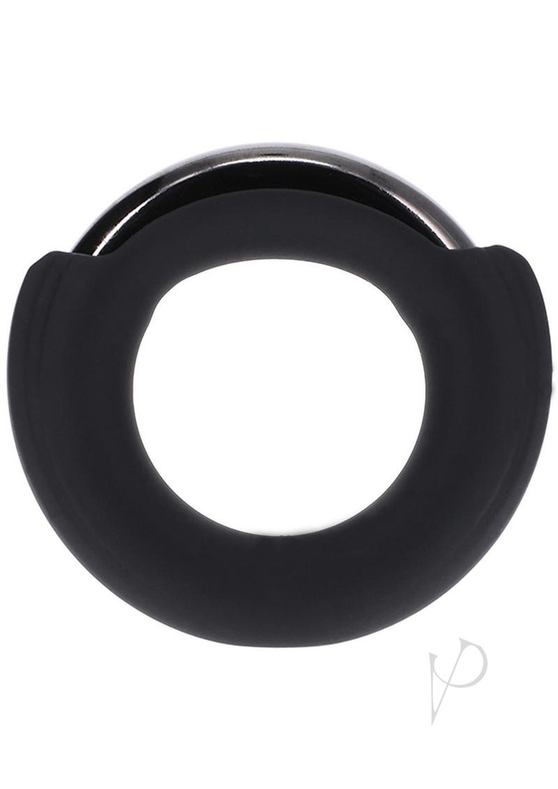 Fort Troff Pinch Zero Silicone Ring - Black/Metal