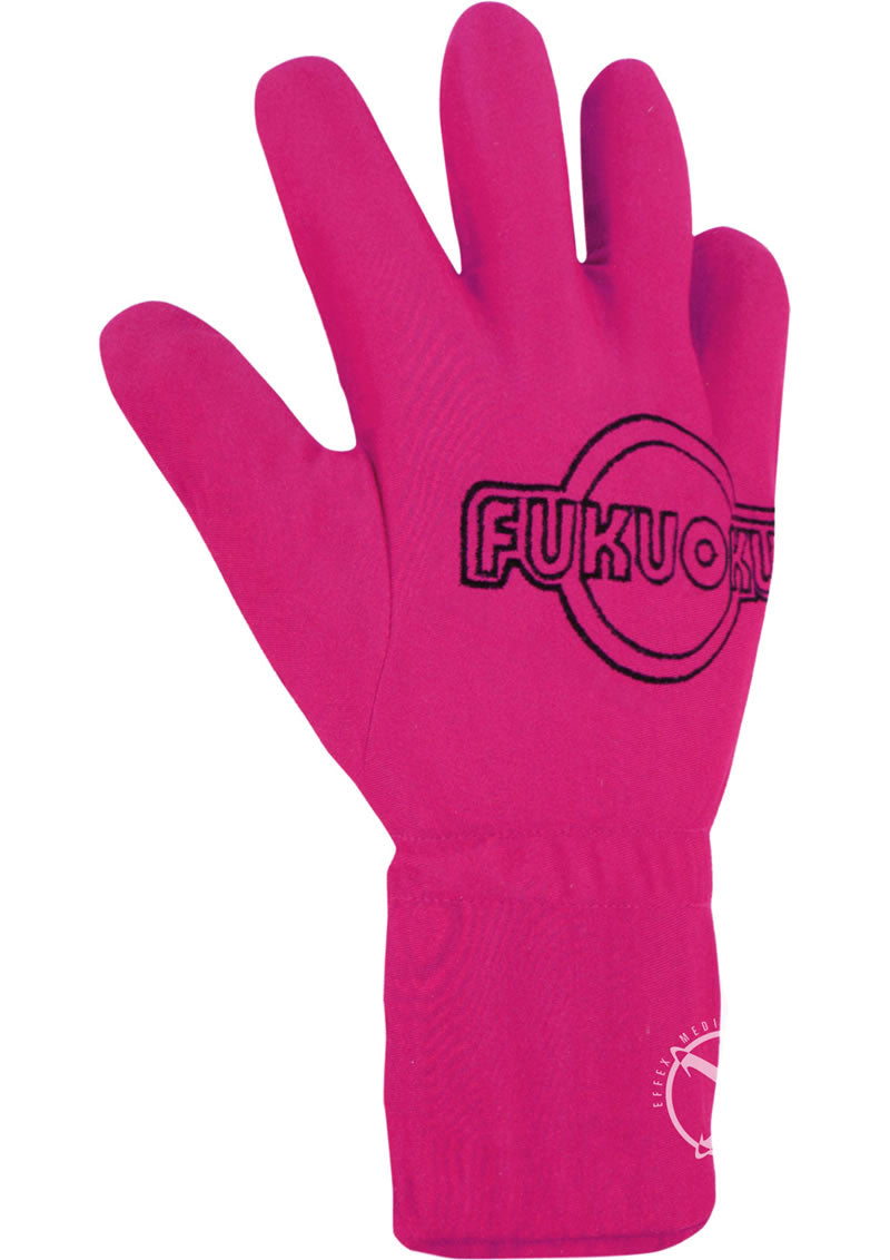 Fukuoku Vibrating Massage Glove - Right Hand - Pink - Medium/Small