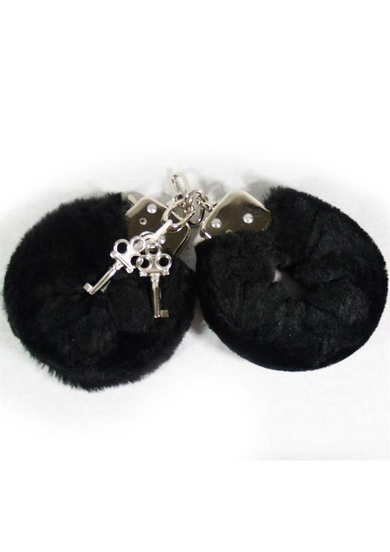 Furry Love Cuffs - Black