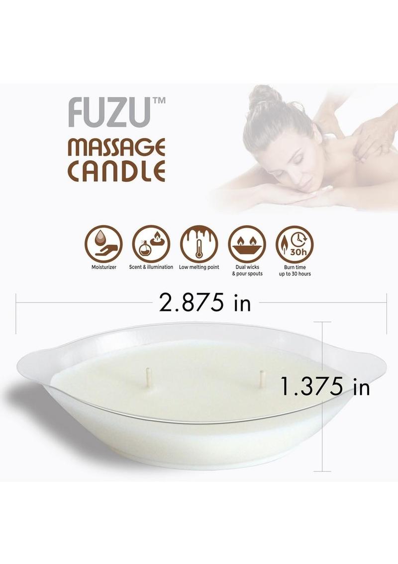 Fuzu Massage Candle Warm Vanilla - 4oz