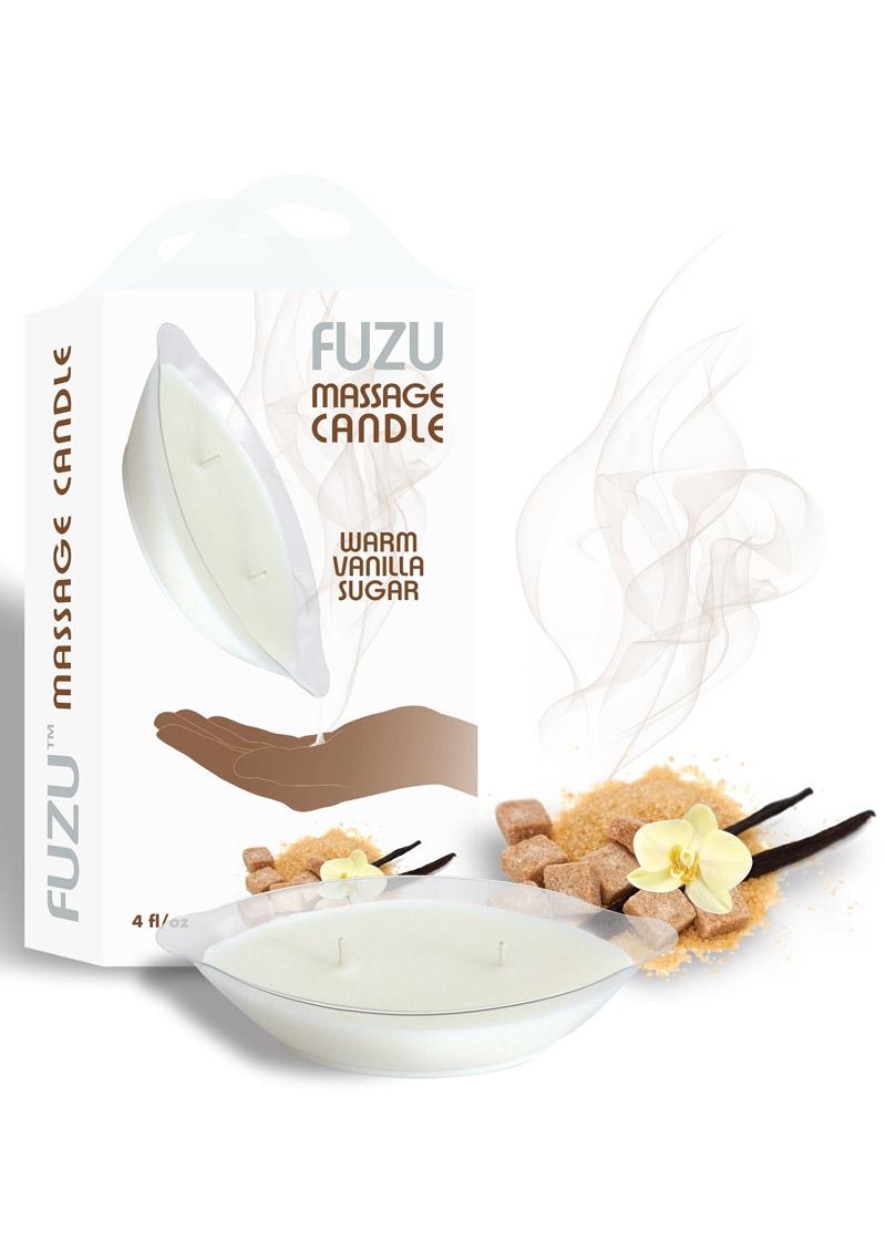 Fuzu Massage Candle Warm Vanilla - 4oz