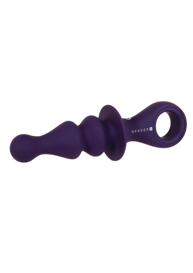 Gender X Ring Pop Rechargeable Silicone Vibrating Anal Plug