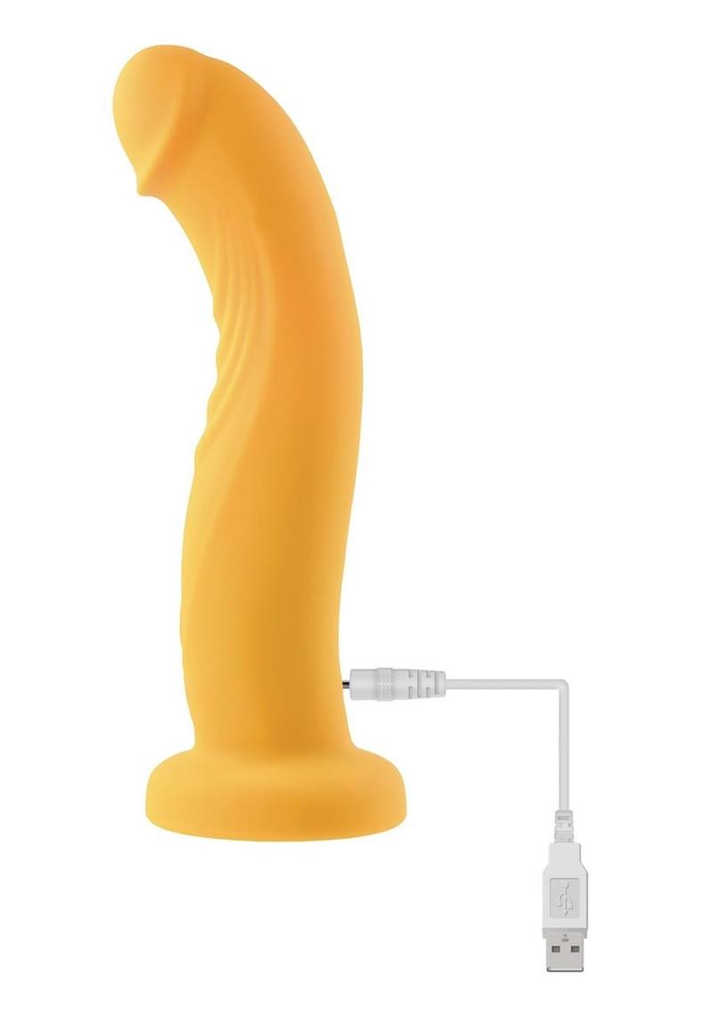 Gender X Sweet Embrace Rechargeable Silicone Dual Vibrating Strap-On with Remote Control