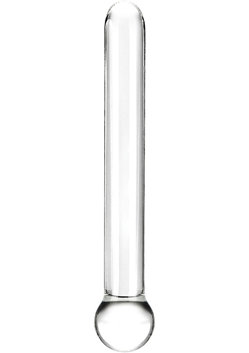 Glas Straight Glass Dildo - Clear - 7in