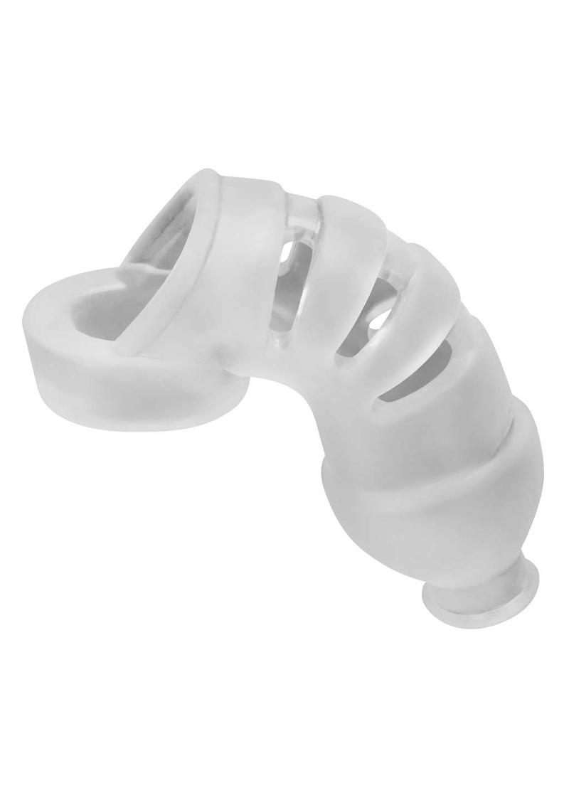 Hunkyjunk Lockdown Silicone Chastity Cage - Clear