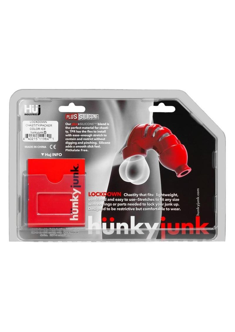 Hunkyjunk Lockdown Silicone Chastity Cage