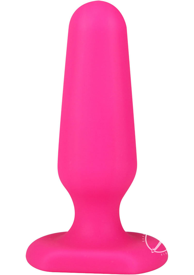 Hustler All About Anal Seamless Silicone Butt Plug - Pink - 3in