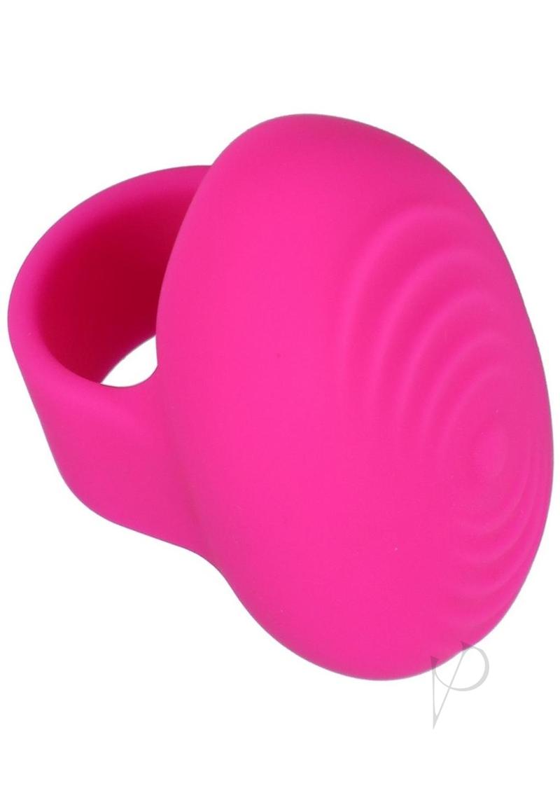 In A Bag Silicone Rechargeable Finger Vibe - Pink