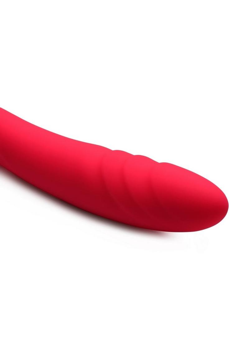 Inmi 7x Double Down Rechargeable Silicone Double Dildo with Remote Control