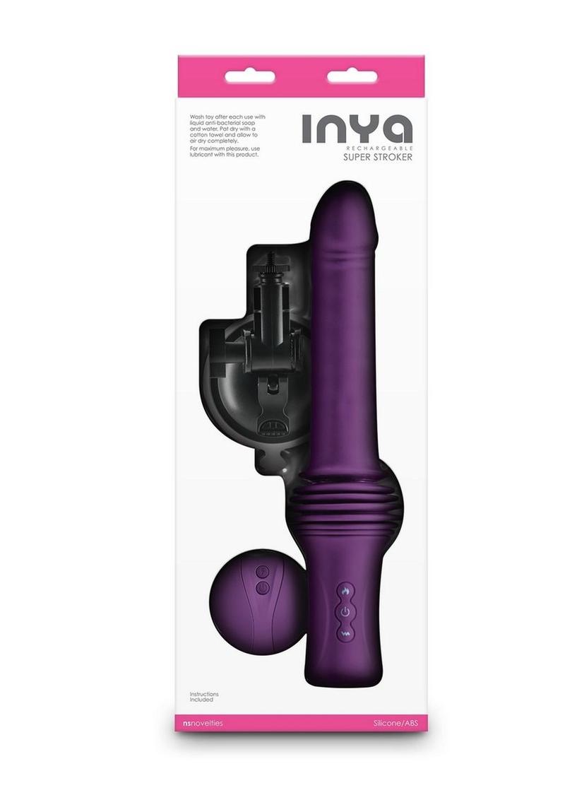 Inya Super Stroker Rechargeable Silicone Thrusing Vibrator