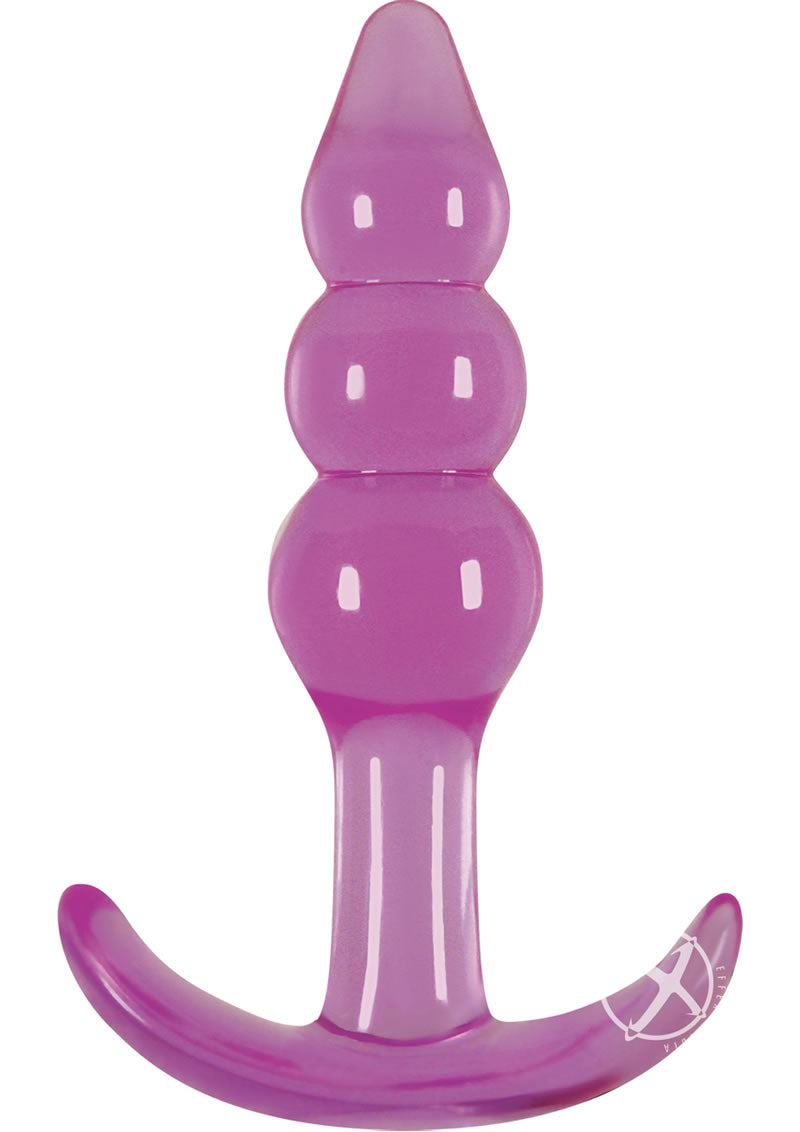 Jelly Rancher Ripple T Plug Butt Plug - Purple