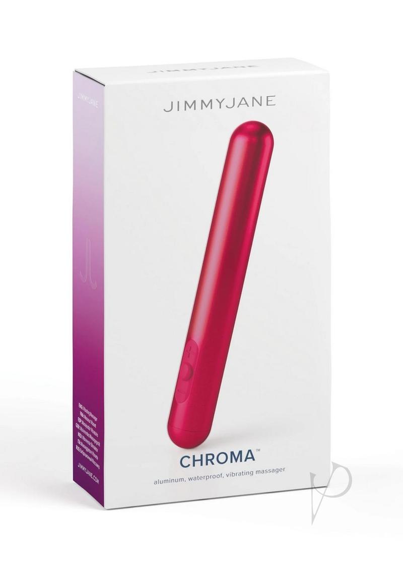 Jimmyjane Chroma Metal Rechargeable Vibrator - Pink - 5.5in