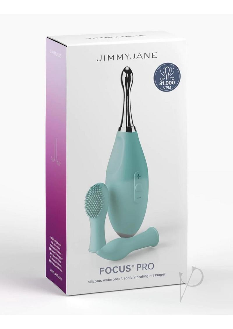 Jimmyjane Focus Pro Rechargeable Massager - Teal