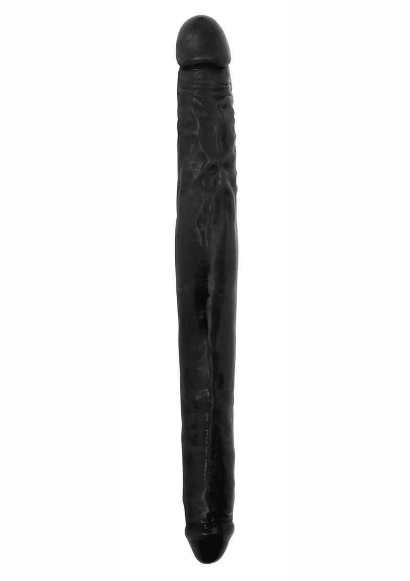 Jock Tapered Double Dildo - Black - 16in