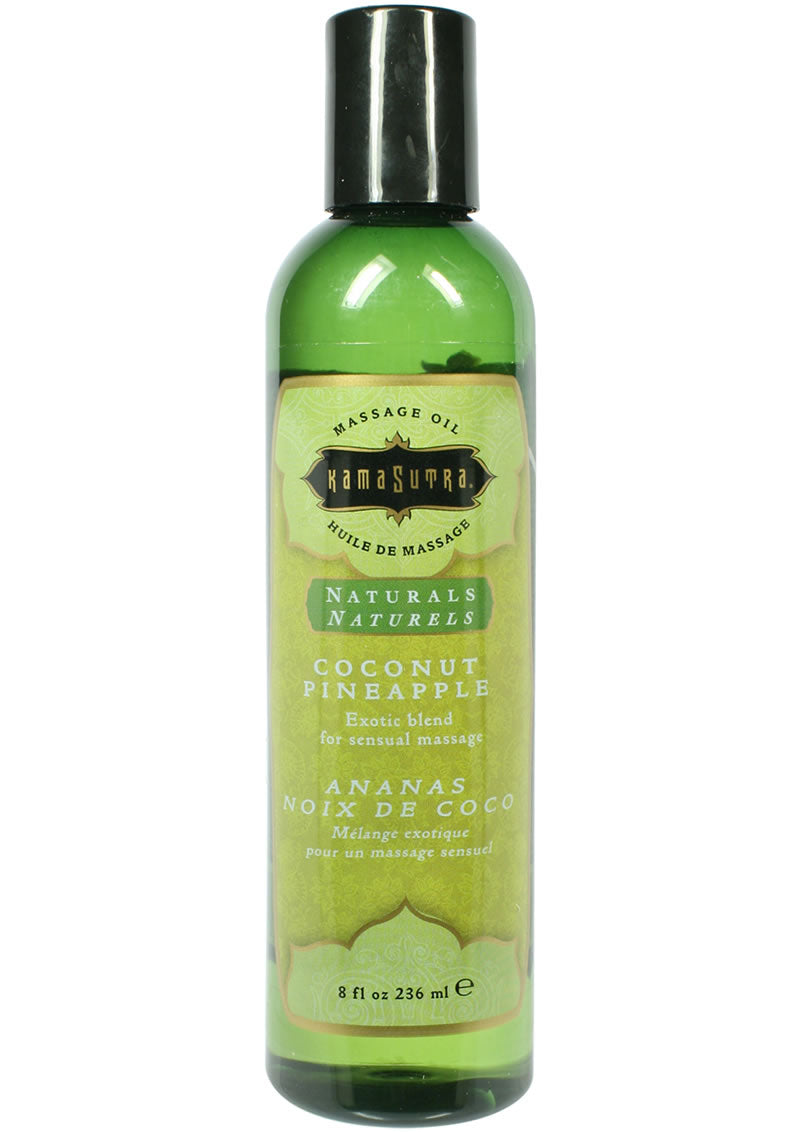 Kama Sutra Naturals Massage Oil Coconut Pineapple - 8oz