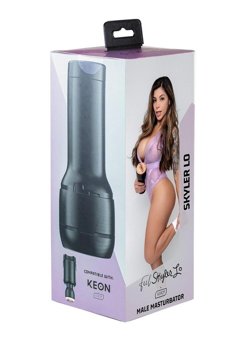 Kiiroo Feel Skyler Lo Stroker Interactive Masturbator - Pussy - Black/Vanilla