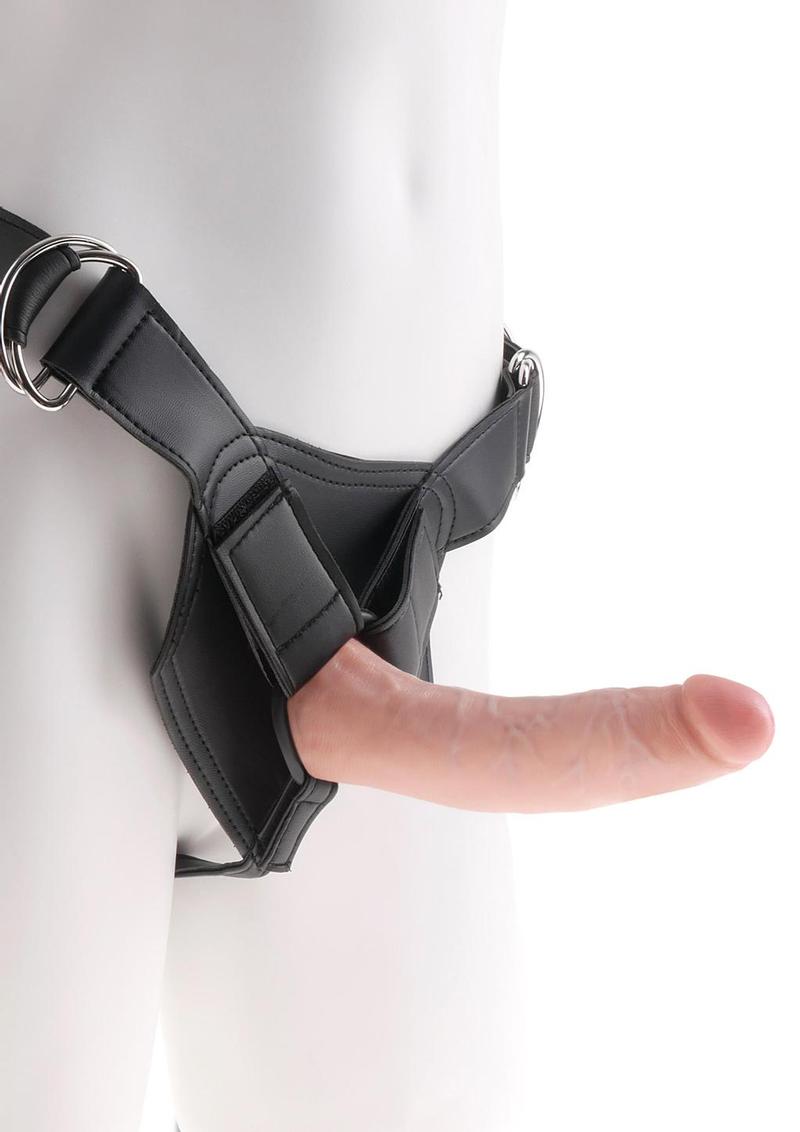 King Cock Strap-On Harness with Dildo