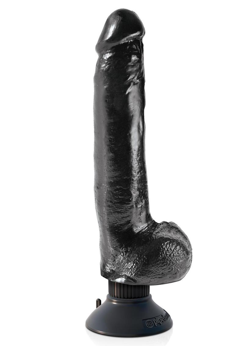 King Cock Vibrating Dildo with Balls