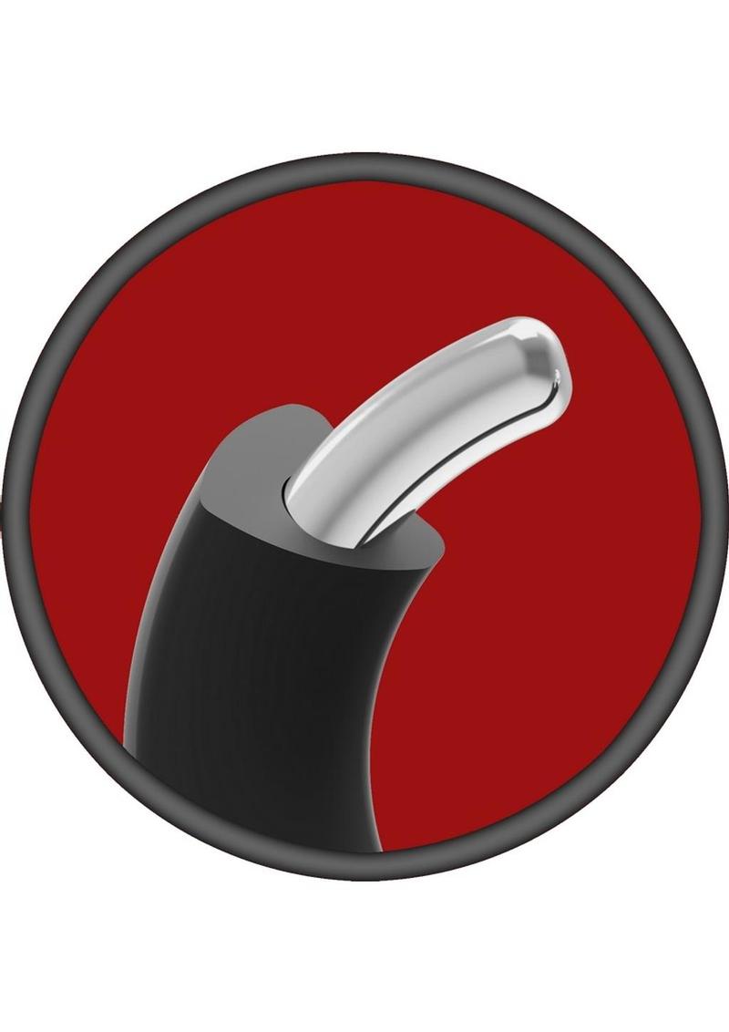 Kink Stretchable Silicone-Covered Metal Cock Ring