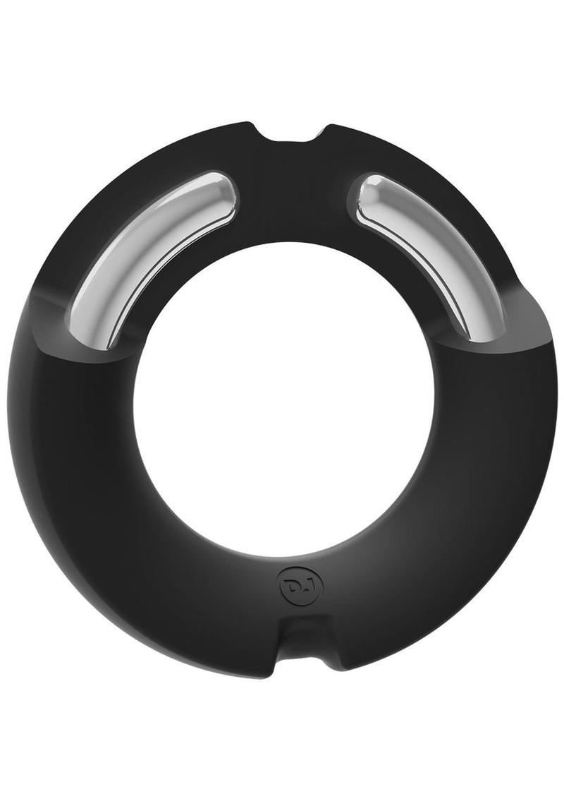 Kink Stretchable Silicone-Covered Metal Cock Ring