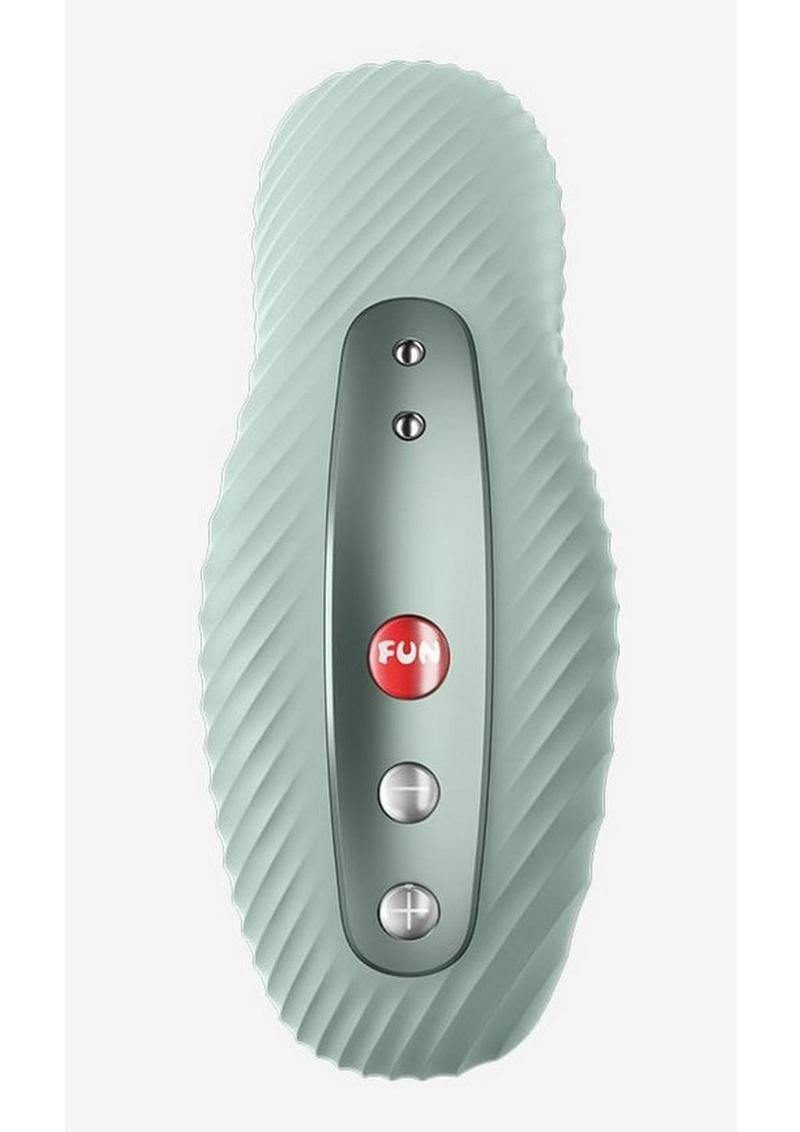 Laya III Silicone Rechargeable Lay-On Vibrator - Green