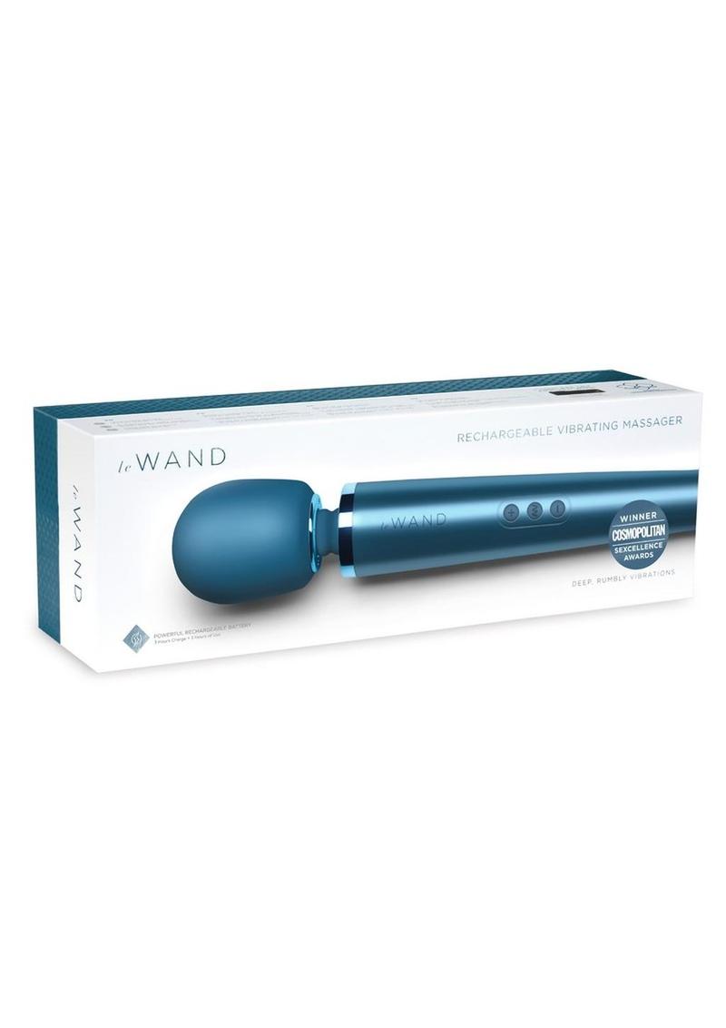 Le Wand Rechargeable Silicone Massager - Pacific - Blue
