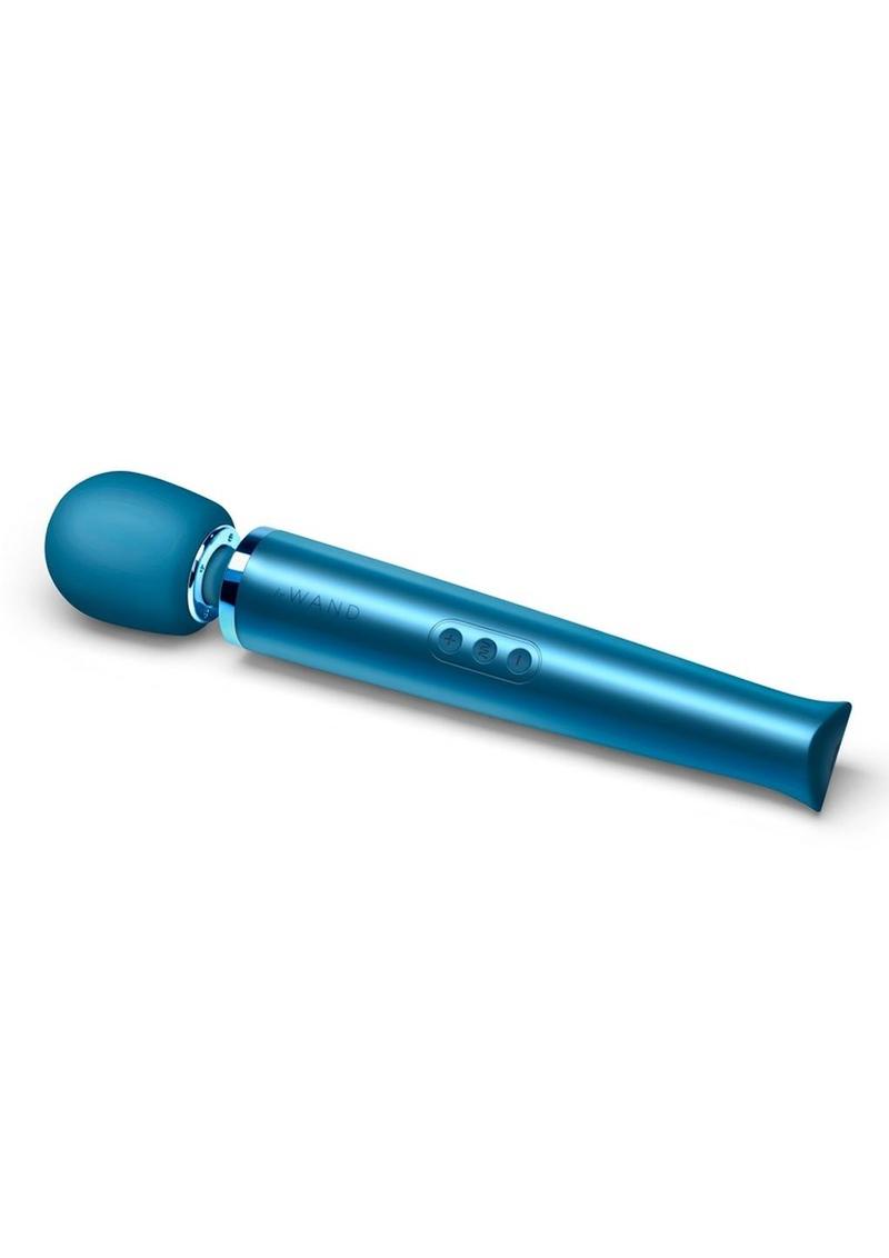 Le Wand Rechargeable Silicone Massager - Pacific - Blue