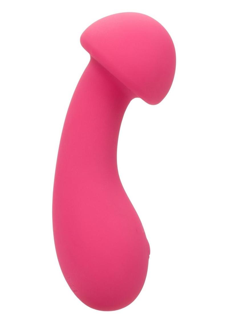 Liquid Silicone Pixies Exciter Rechargeable Vibrator - Pink