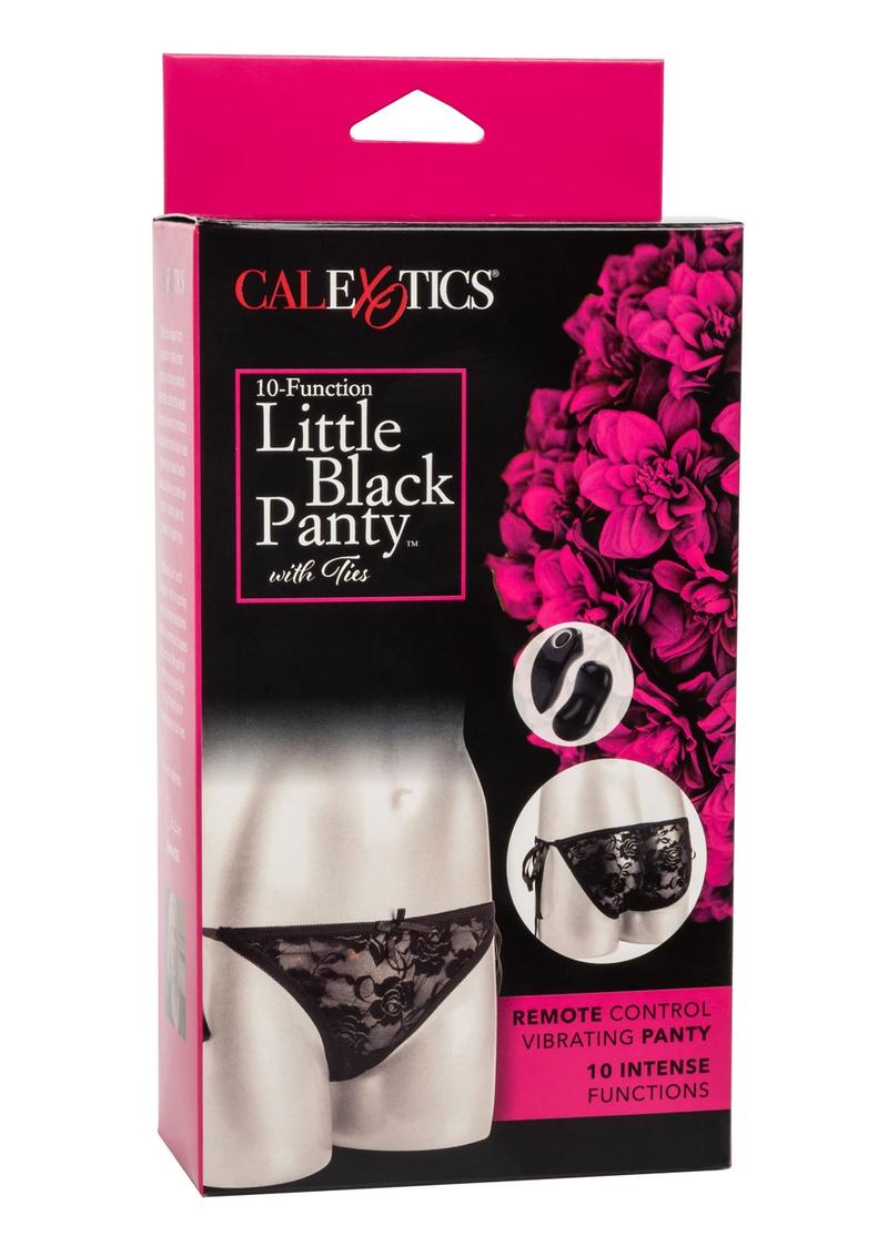 Little Black Panty Vibe Massager with Remote Control - Black