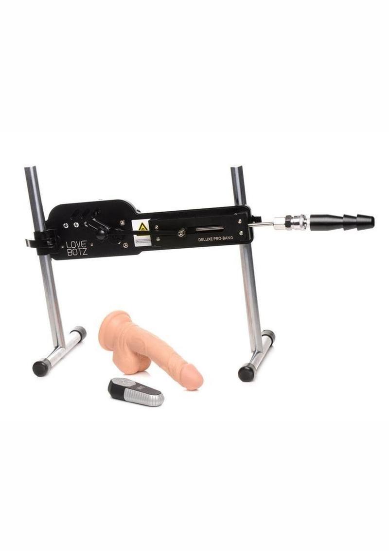 Lovbotz Deluxe Pro-Bang Sex Machine with Remote Control - Black