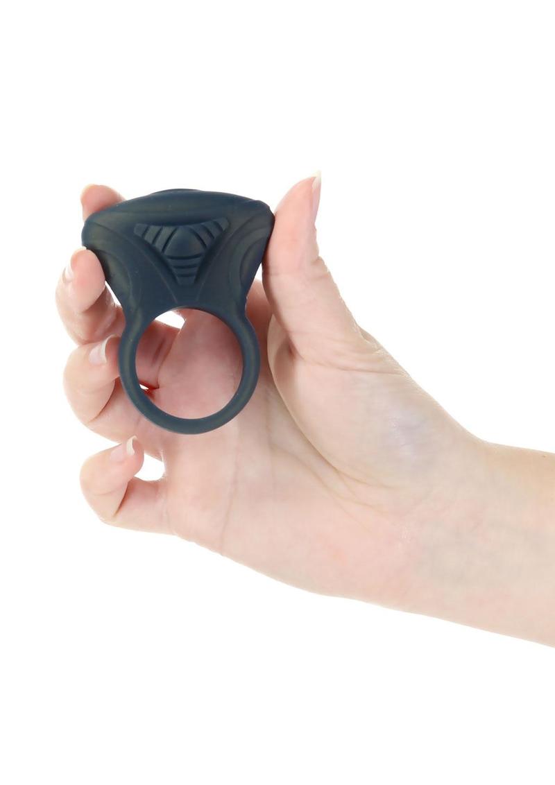 Lux Active Circuit Rechargeable Silicone Cock Ring with Remote Control