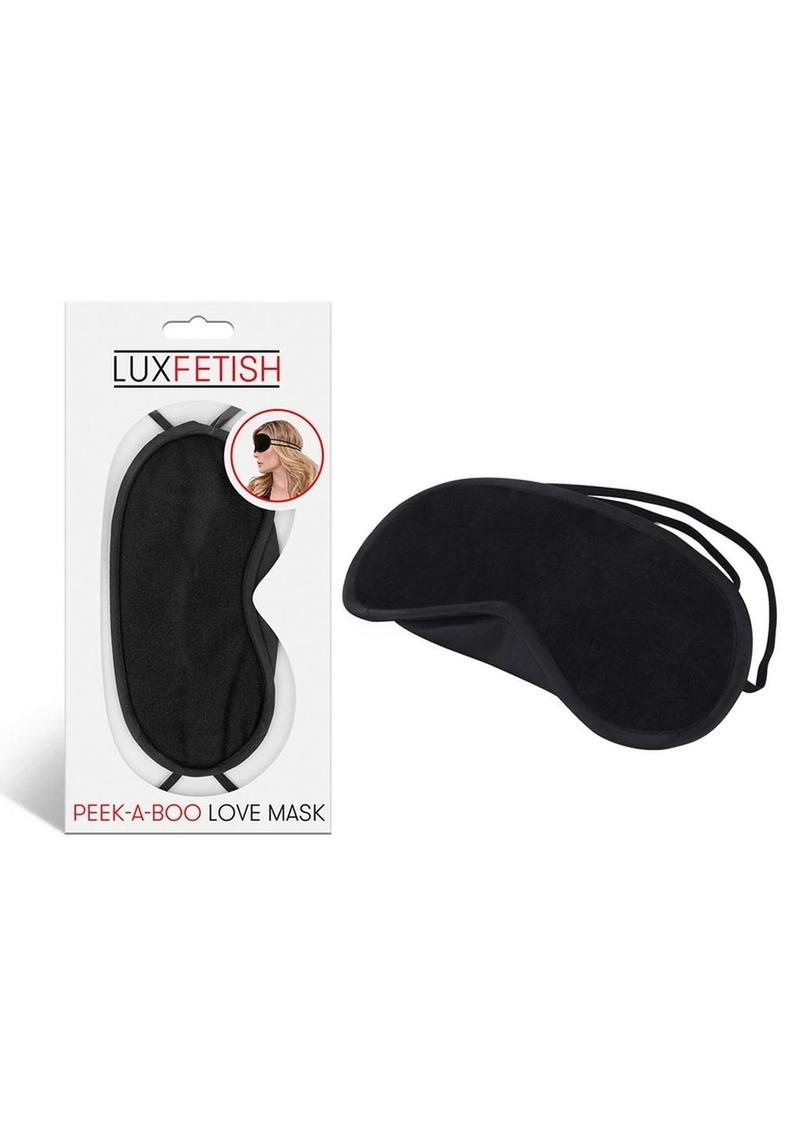 Lux Fetish Peek-A-Boo Love Mask