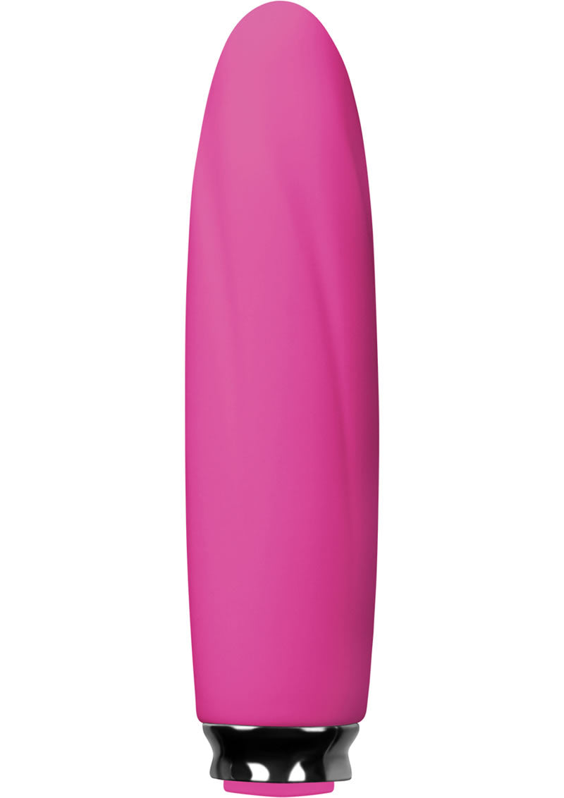 Luxe Collection Electra Rechargeable Silicone Compact Vibrator - Pink