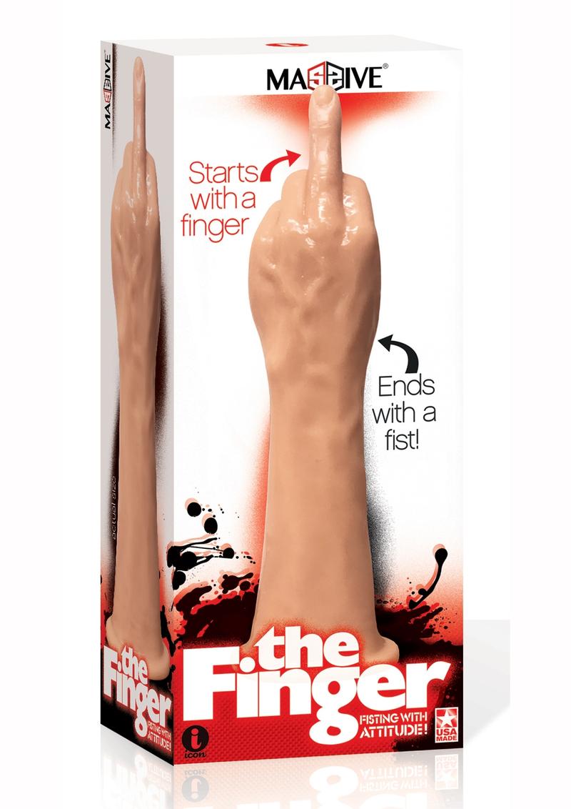 Massive The Finger Fisting Trainer Probe - Vanilla - 14in