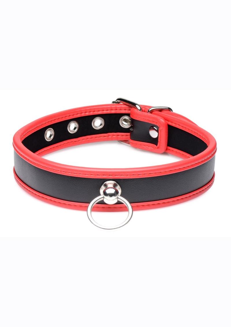 Master Series Black and Red Collar with O-Ring