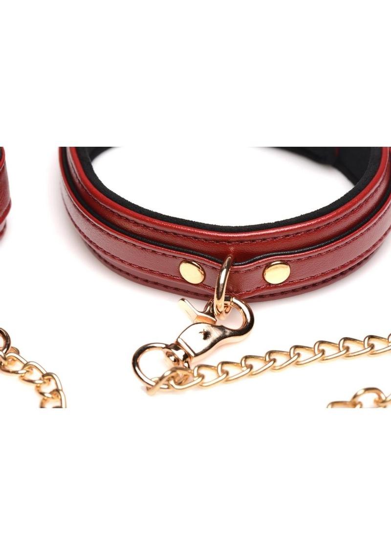 Master Series Bondage Set Cuffs, Collar, and Leash